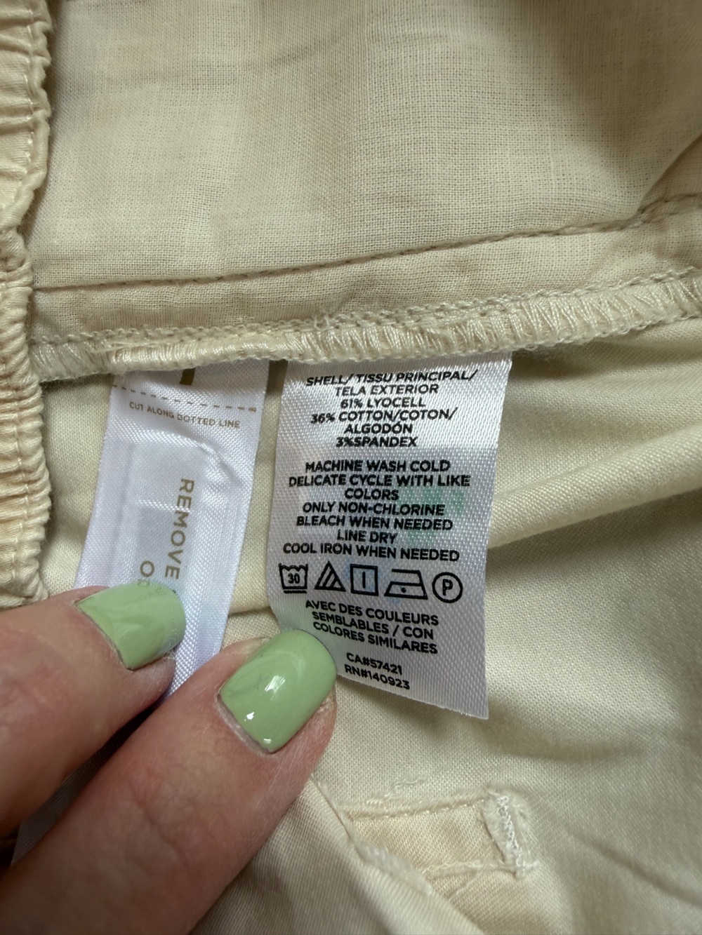 Lou & Grey Ivory Drawstring Shorts - Picture 7 of 7
